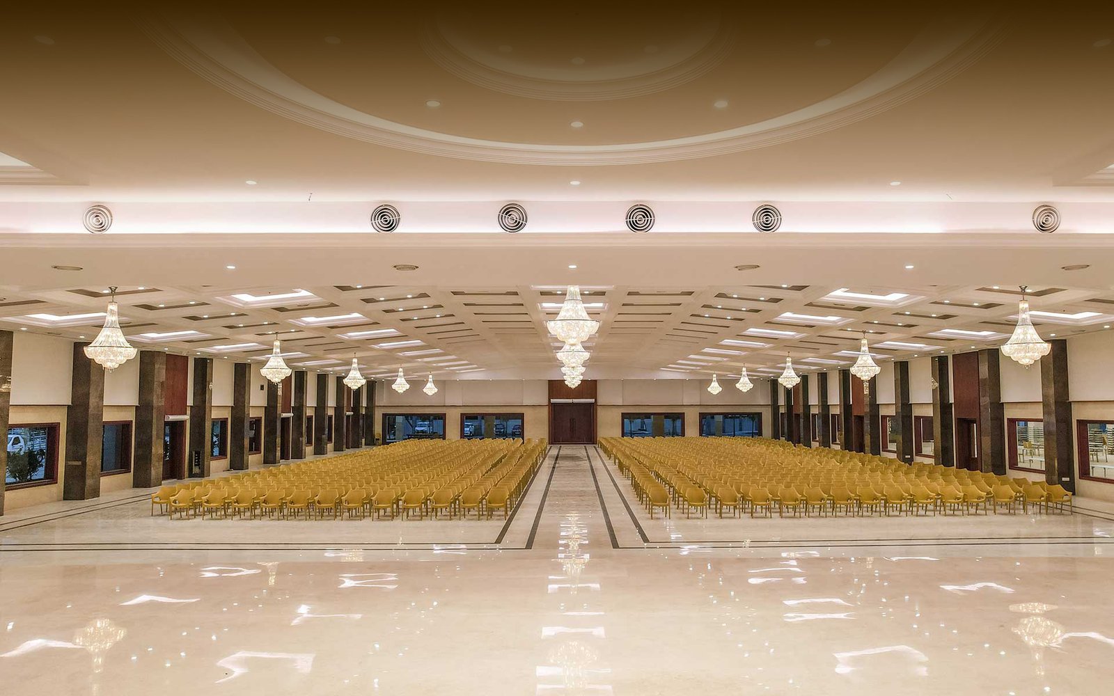 RK Convention Centre interior hall view